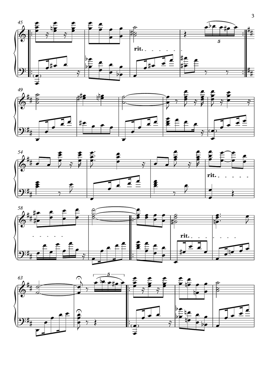 Masterpieces for solo piano by Tavarez Masterpieces for solo piano by Tavarez Piano Solo scores gallery preview page 3