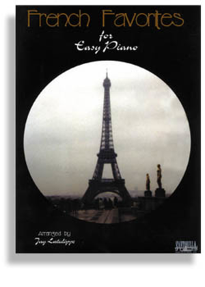 Book cover for French Favorites for Easy Piano with Lyrics
