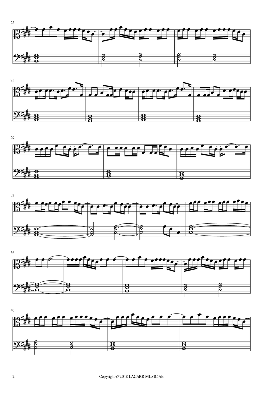 Santa No Soy Piano Solo scores gallery preview page 2