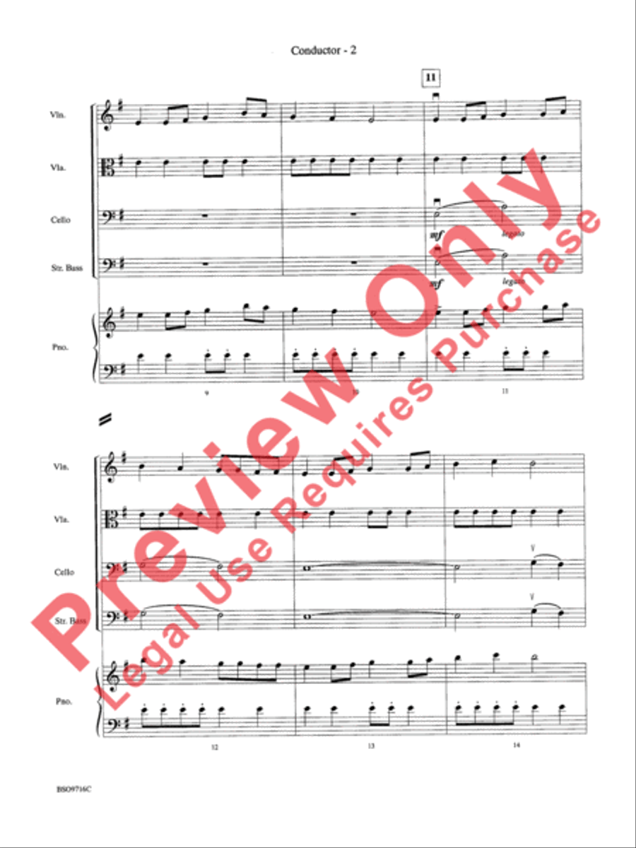 Tangents for Strings String Orchestra scores gallery preview page 5