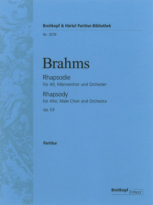 Book cover for Rhapsody Op. 53