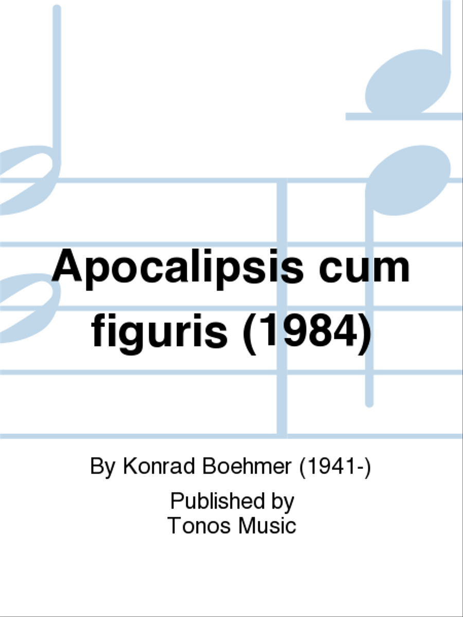 Apocalipsis cum figuris (1984) Voice scores gallery preview page 1
