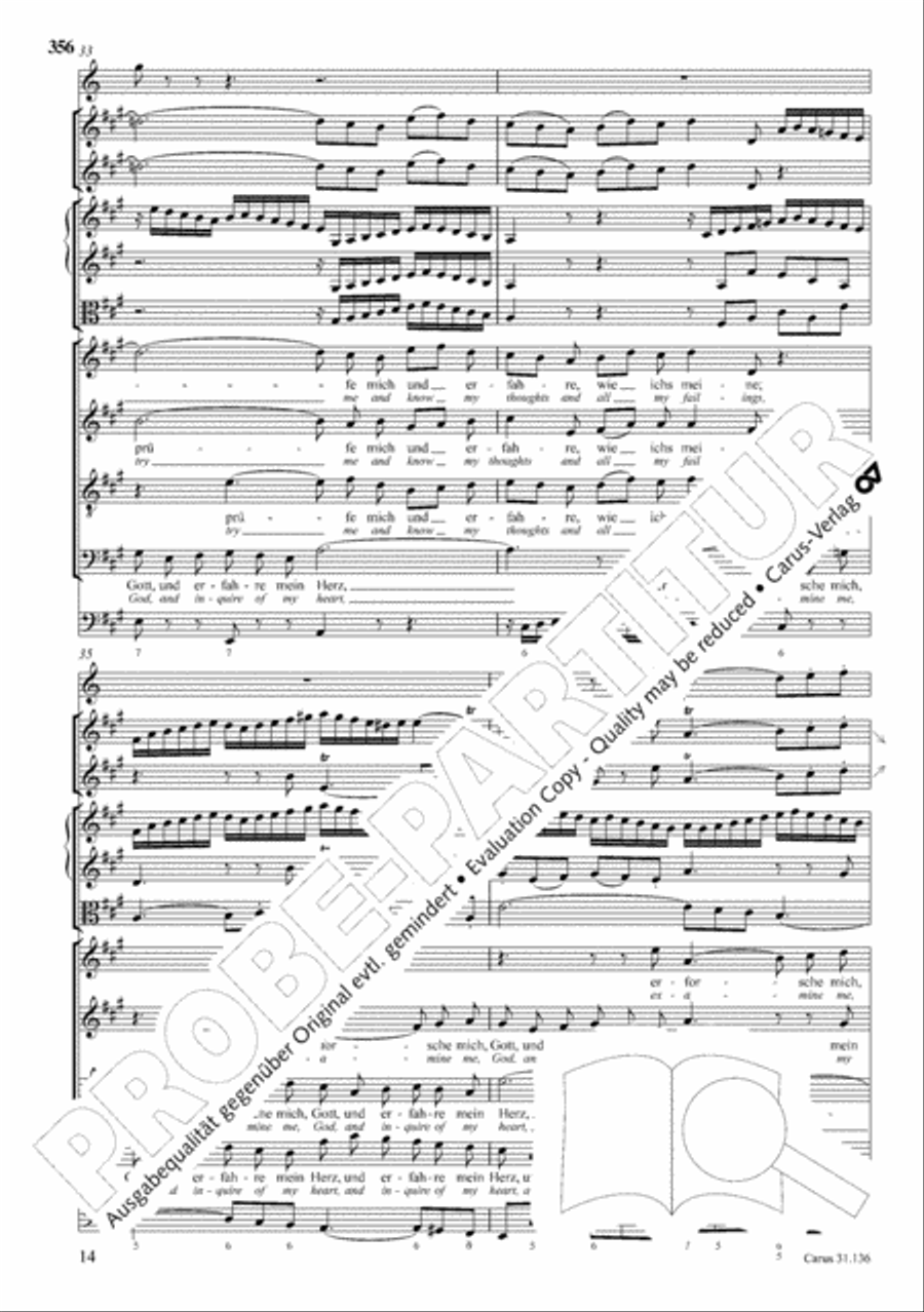 The Complete Sacred Vocal Works (Das geistliche Vokalwerk) Voice scores gallery preview page 357