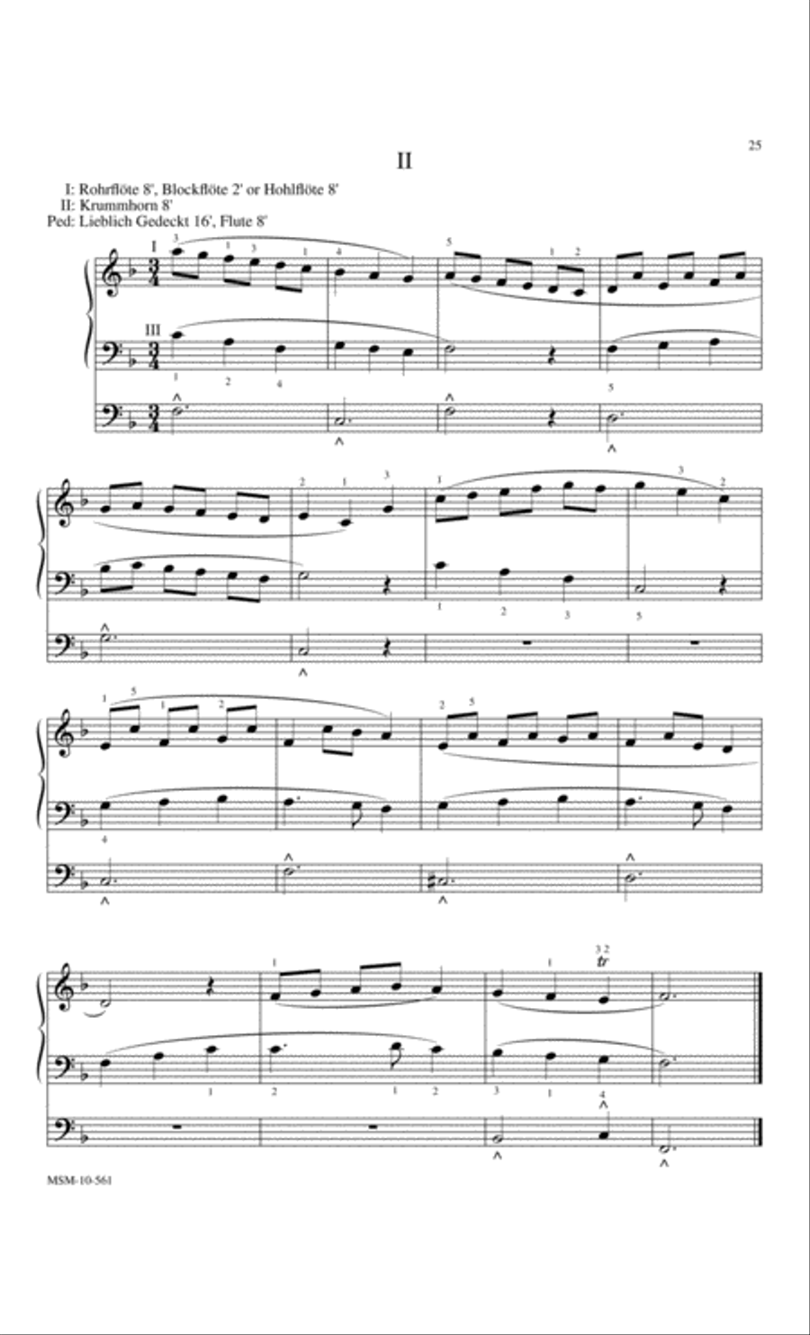 Music with Minimal Pedal - General, Set 2 Organ scores gallery preview page 4