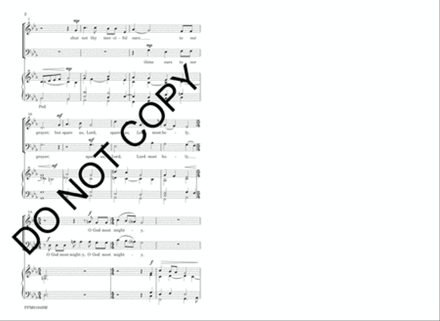 Thou Knowest, Lord 2-Part scores gallery preview page 5