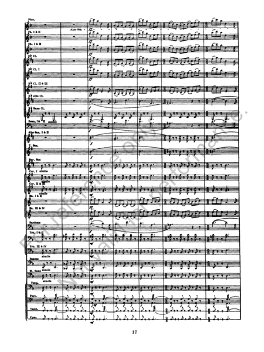 Incidental Suite Concert Band scores gallery preview page 18