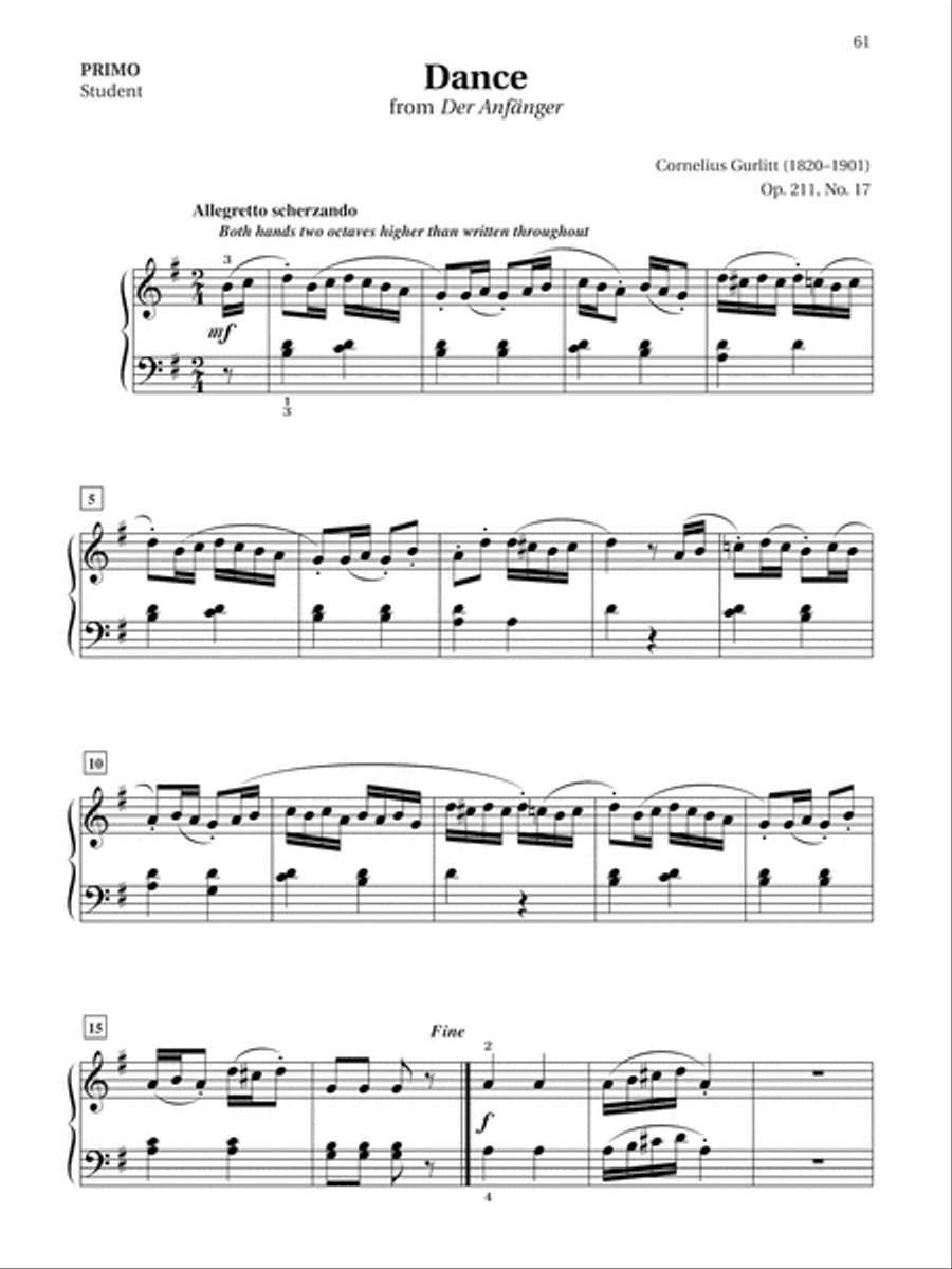 Easy Classical Piano Duets for Teacher and Student, Book 3 Small Ensemble scores gallery preview page 8
