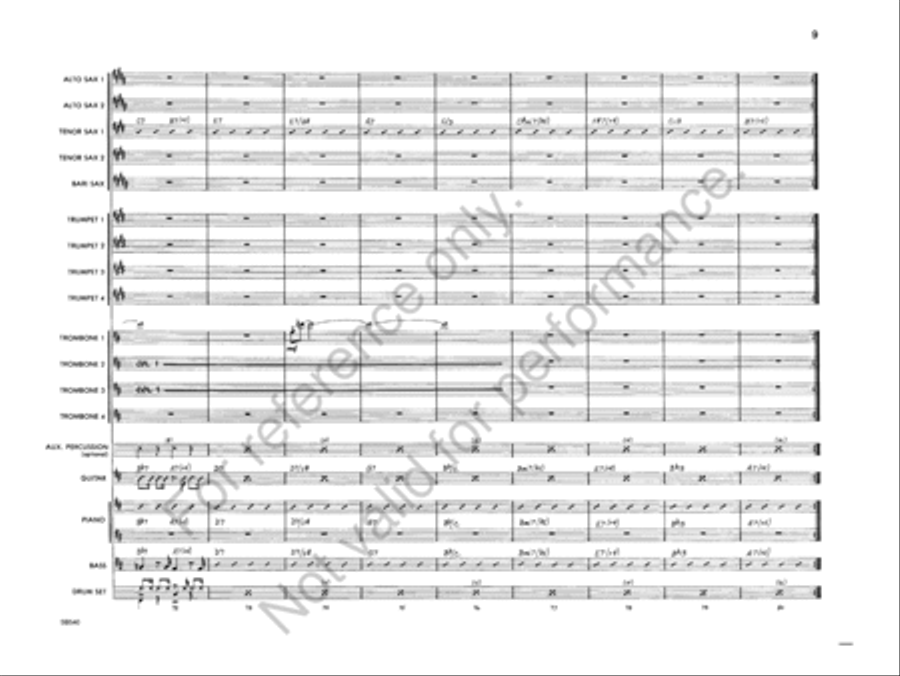 The Mad Grasshopper The Mad Grasshopper Jazz Ensemble scores gallery preview page 11