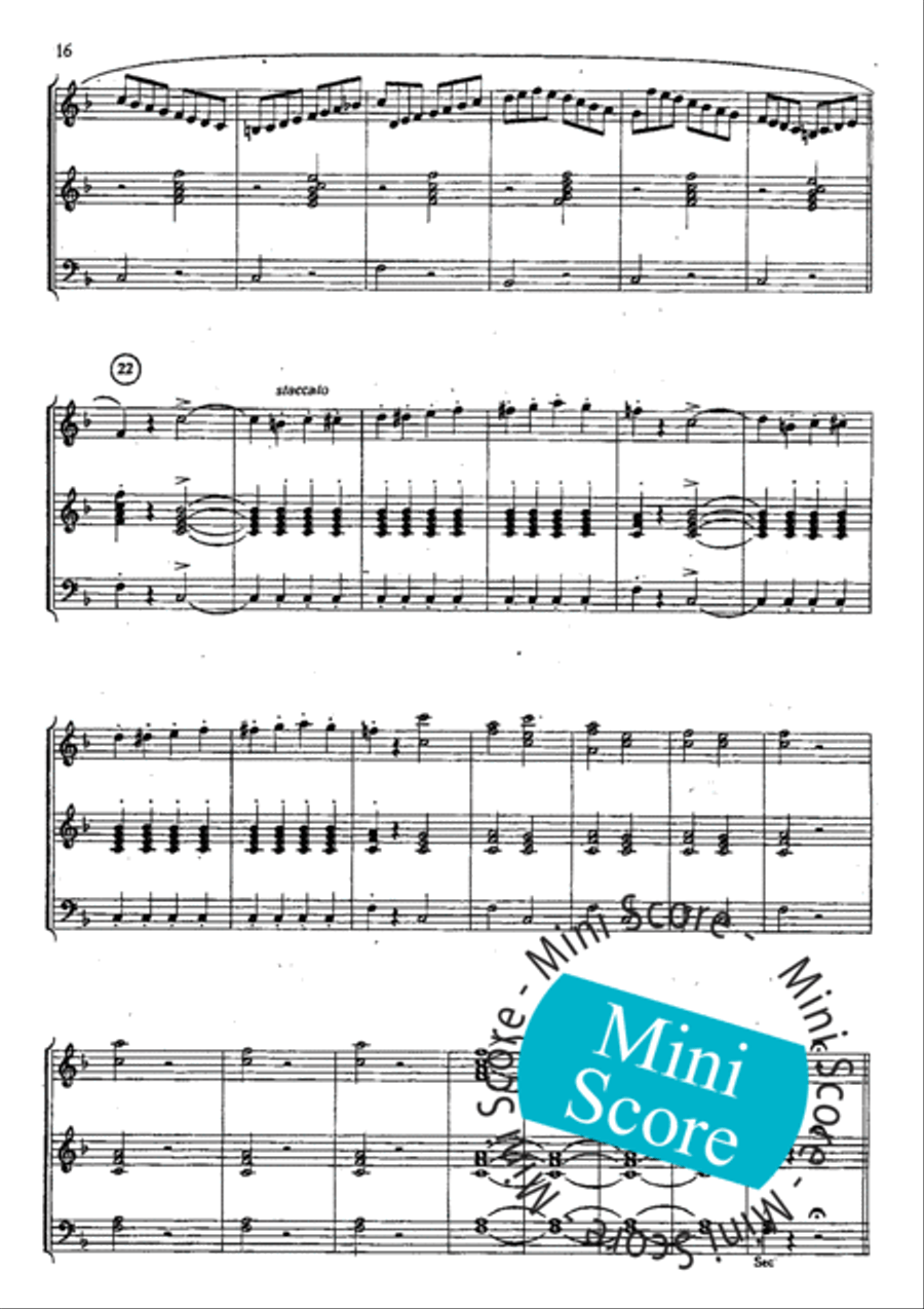 Zampa Zampa Concert Band scores gallery preview page 21