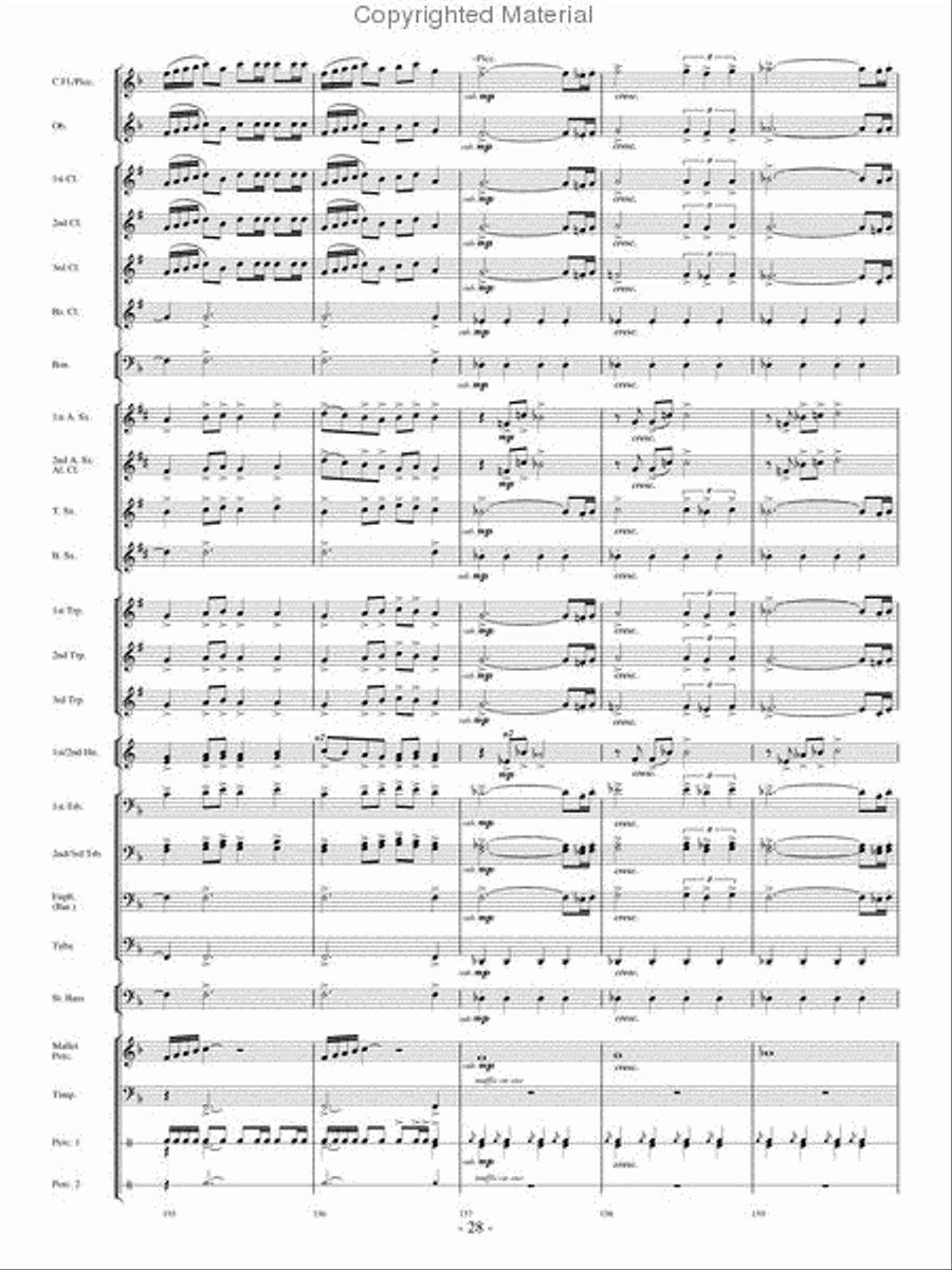 Flight of Valor Concert Band scores gallery preview page 27