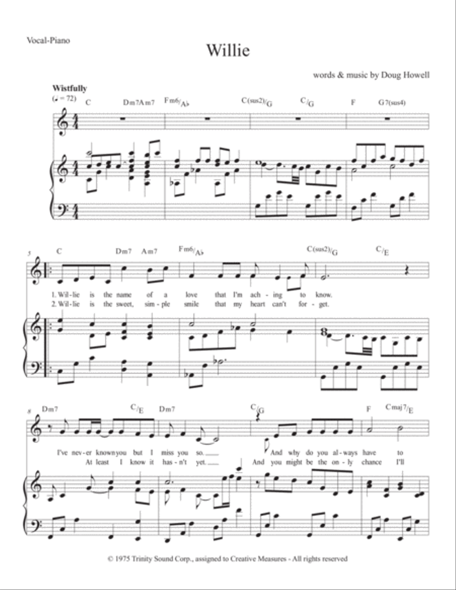Willie Voice scores gallery preview page 1