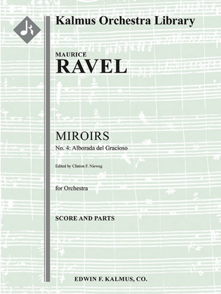 Book cover for Miroirs, No. 4: Alborada del Gracioso [composer's transcription]