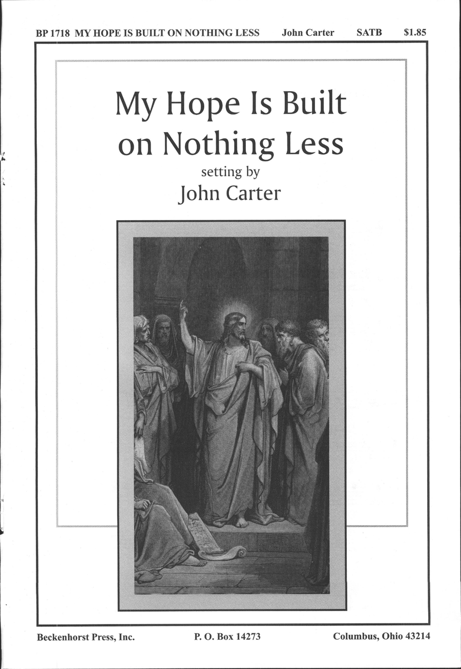 My Hope Is Built on Nothing Less - Carter 4-Part scores gallery preview page 3