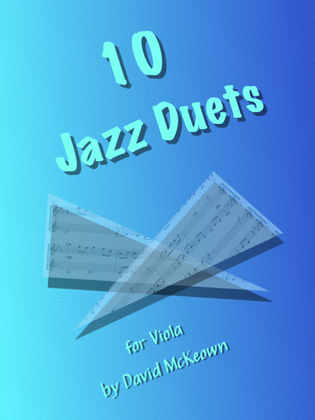 Book cover for 10 Jazz Duets for Viola