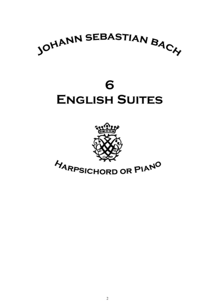Bach - English and French Suites BWV 806-817 for Harpsichord (or Piano)