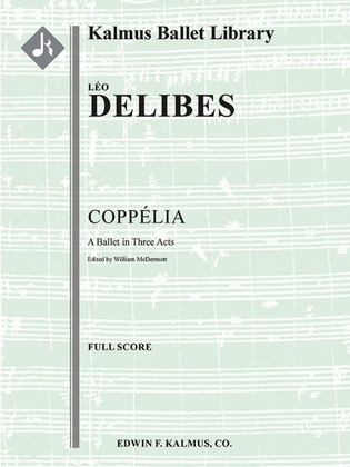 Book cover for Coppelia (complete ballet)