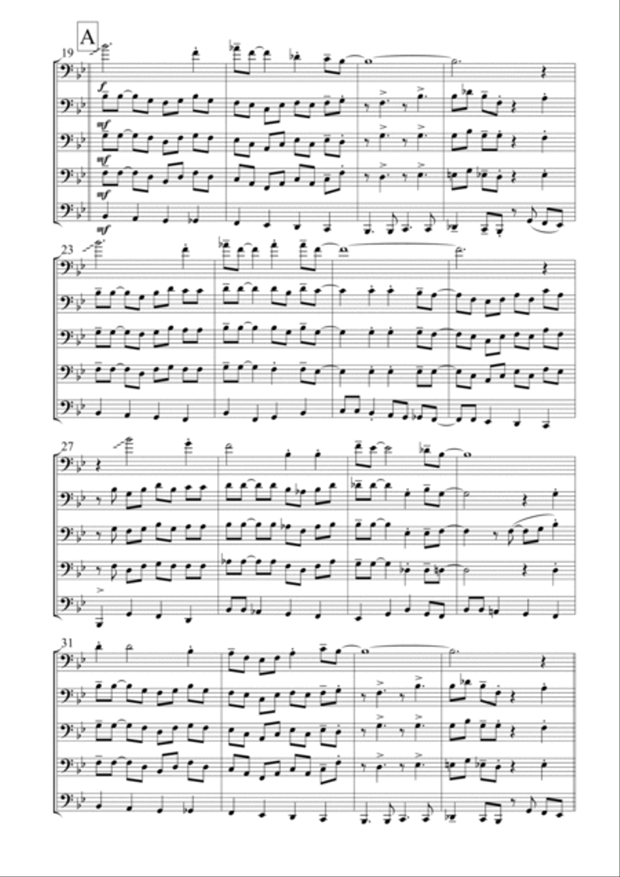 Careless Love Careless Love Brass Quintet scores gallery preview page 3