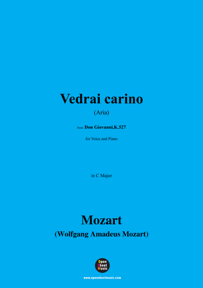 Book cover for W. A. Mozart-Vedrai carino(Aria),in C Major