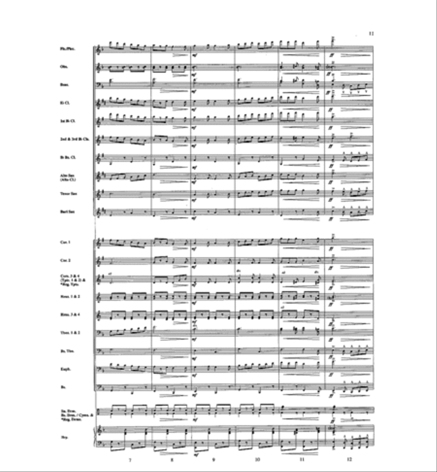 Sabre and Spurs Concert Band scores gallery preview page 3