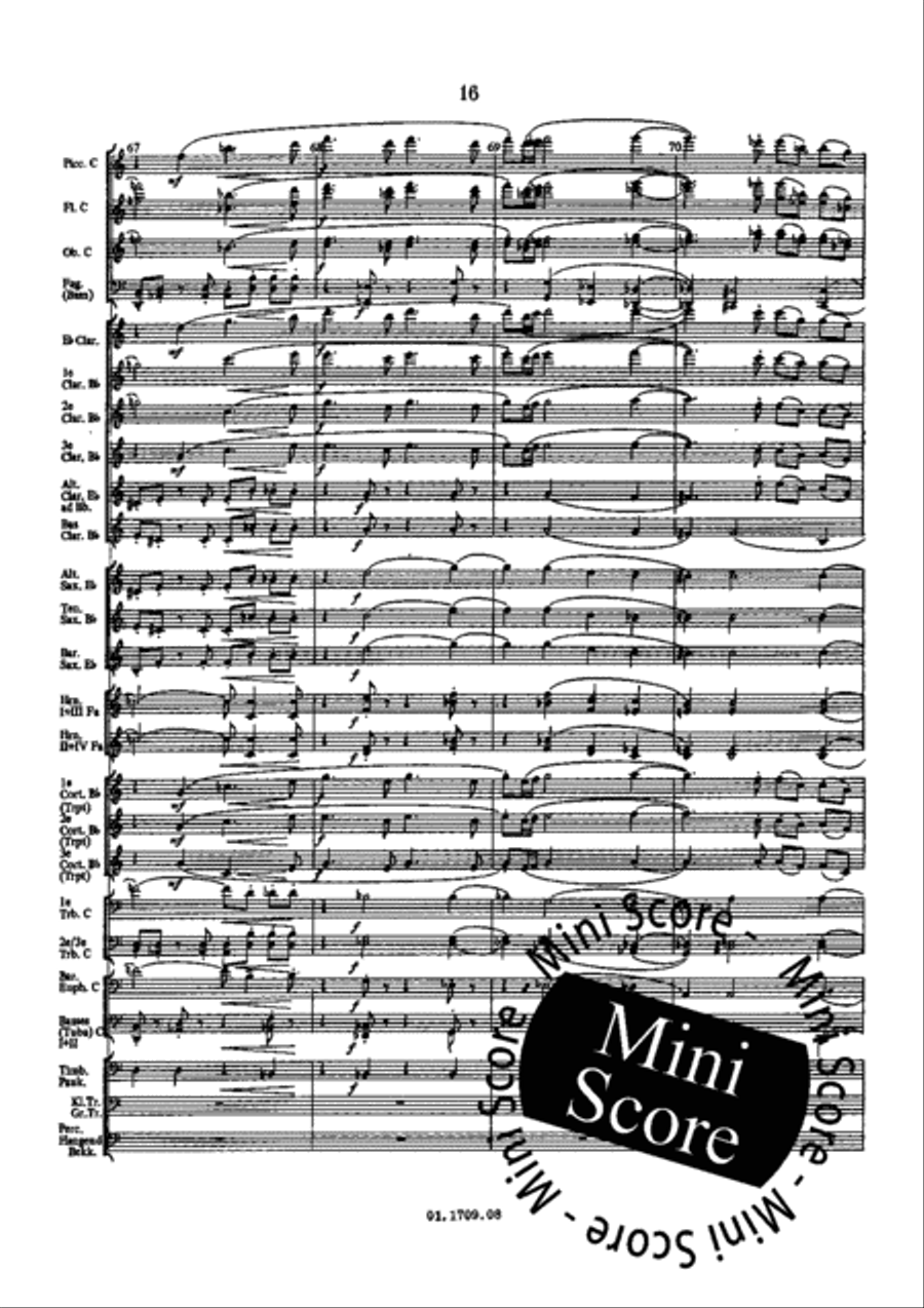 Marcia Pomposa Marcia Pomposa Concert Band scores gallery preview page 20