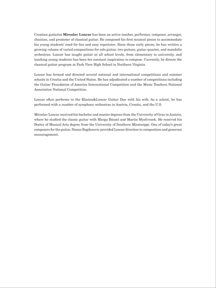 Dreams and Memories Classical Guitar scores gallery preview page 2