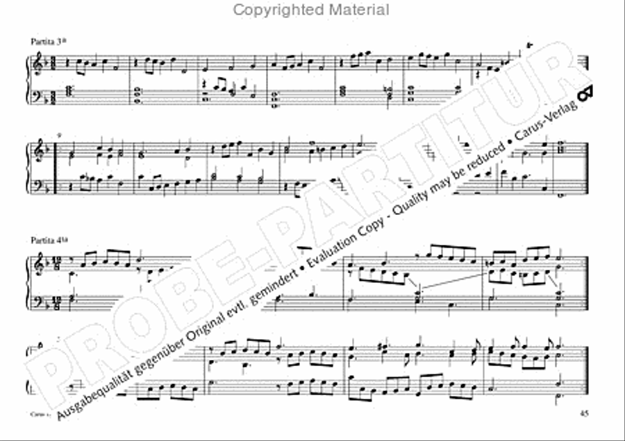Freiburger Orgelbuch: Stammteil Organ Solo scores gallery preview page 46