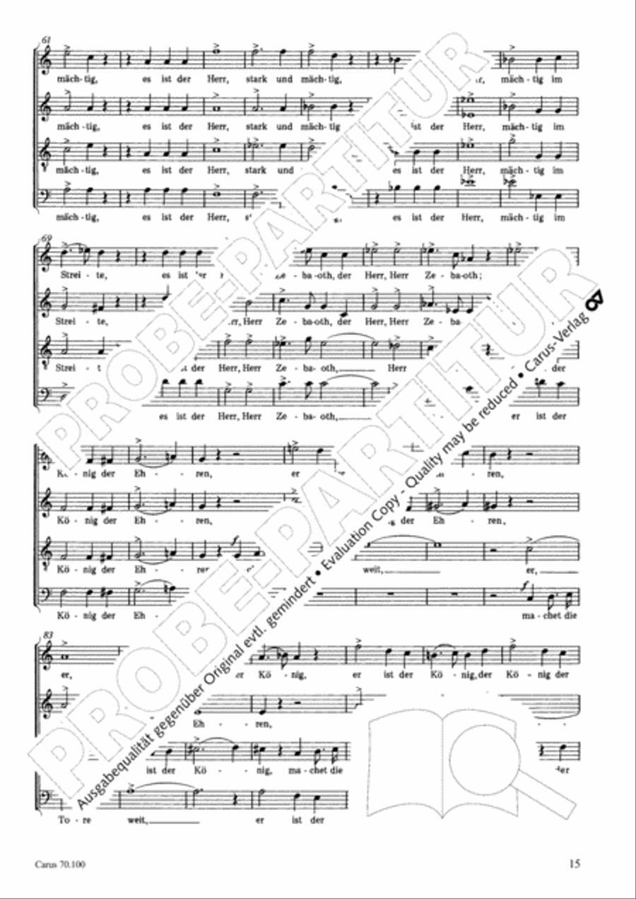 Geistliches Chorbuch der Romantik Choir scores gallery preview page 16