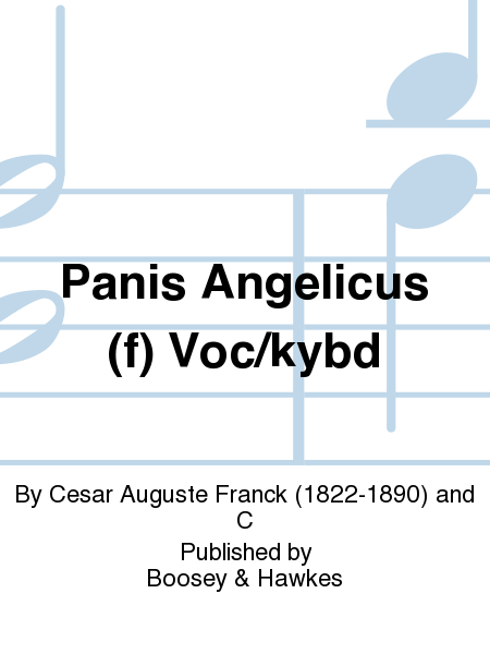Panis Angelicus (f) Voc/kybd