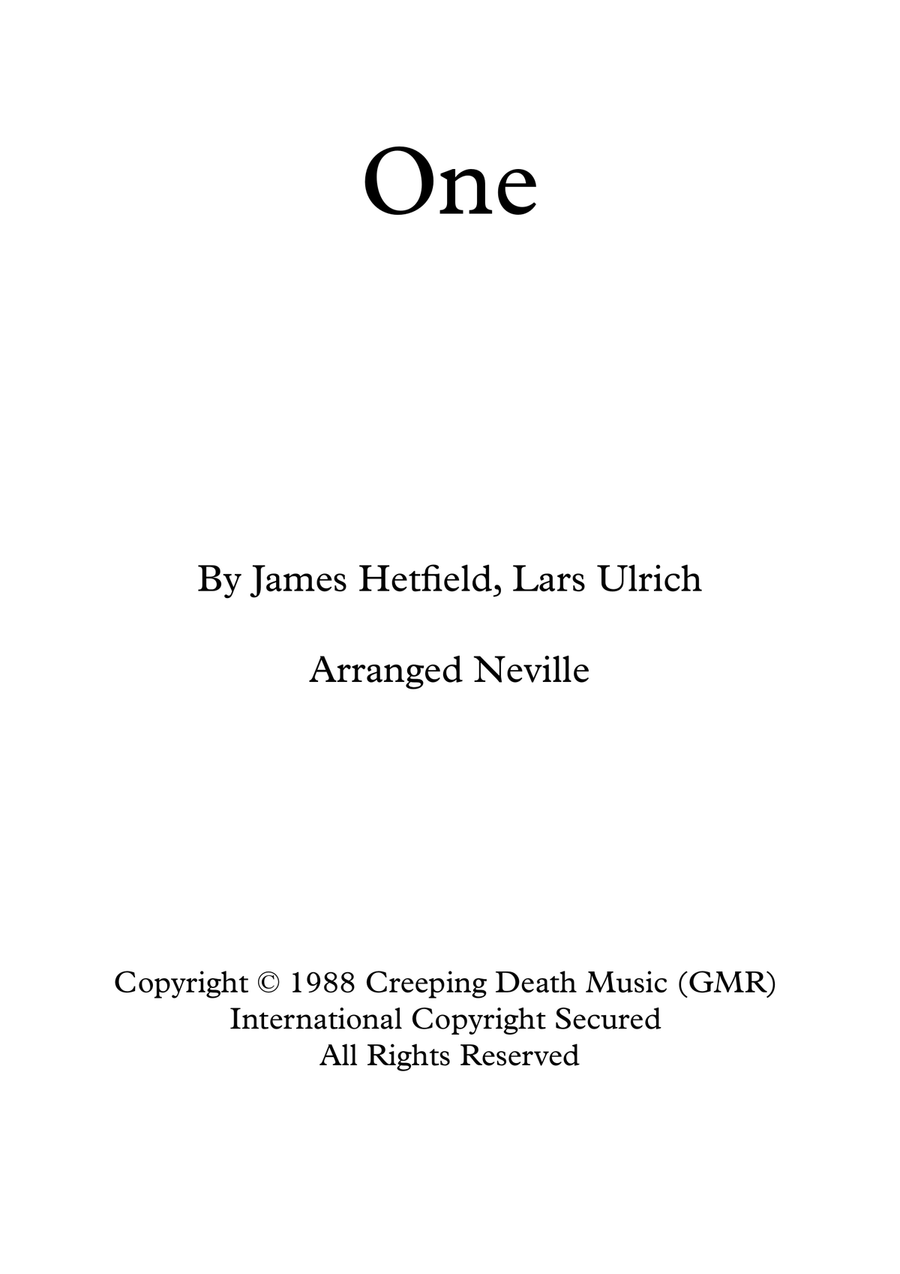 One String Quartet scores gallery preview page 1