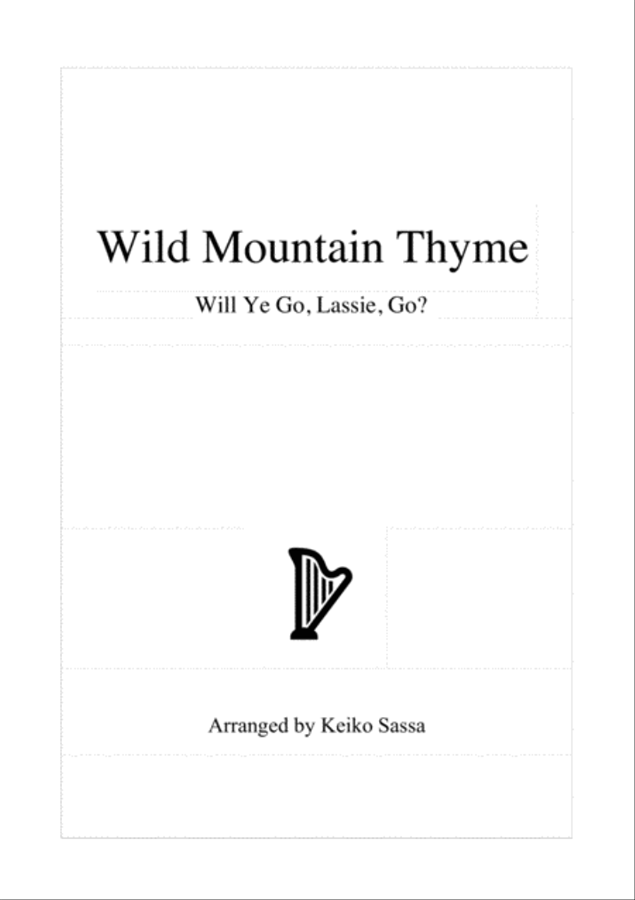 Wild Mountain Thyme Wild Mountain Thyme Celtic Harp scores gallery preview page 1