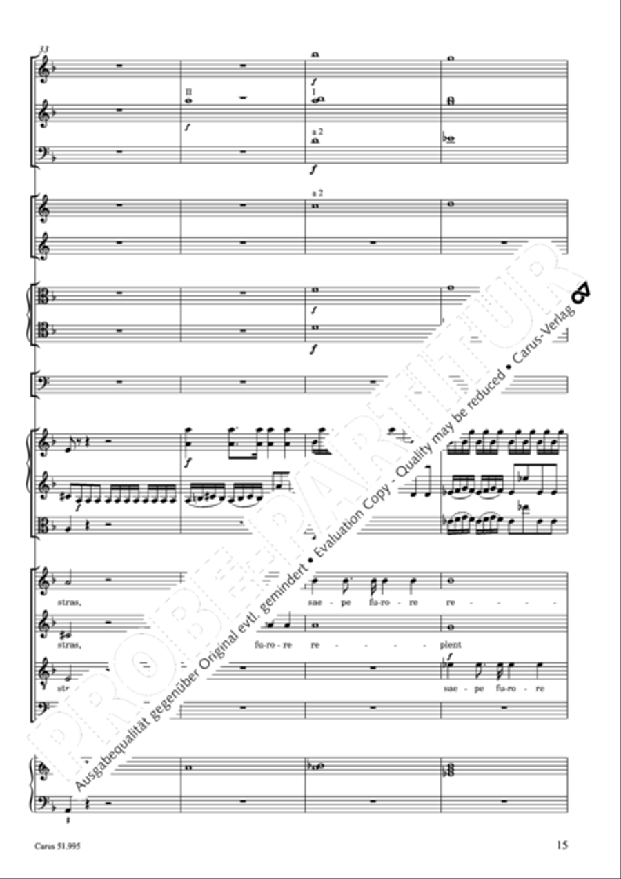 Insanae et vanae curae 4-Part scores gallery preview page 16