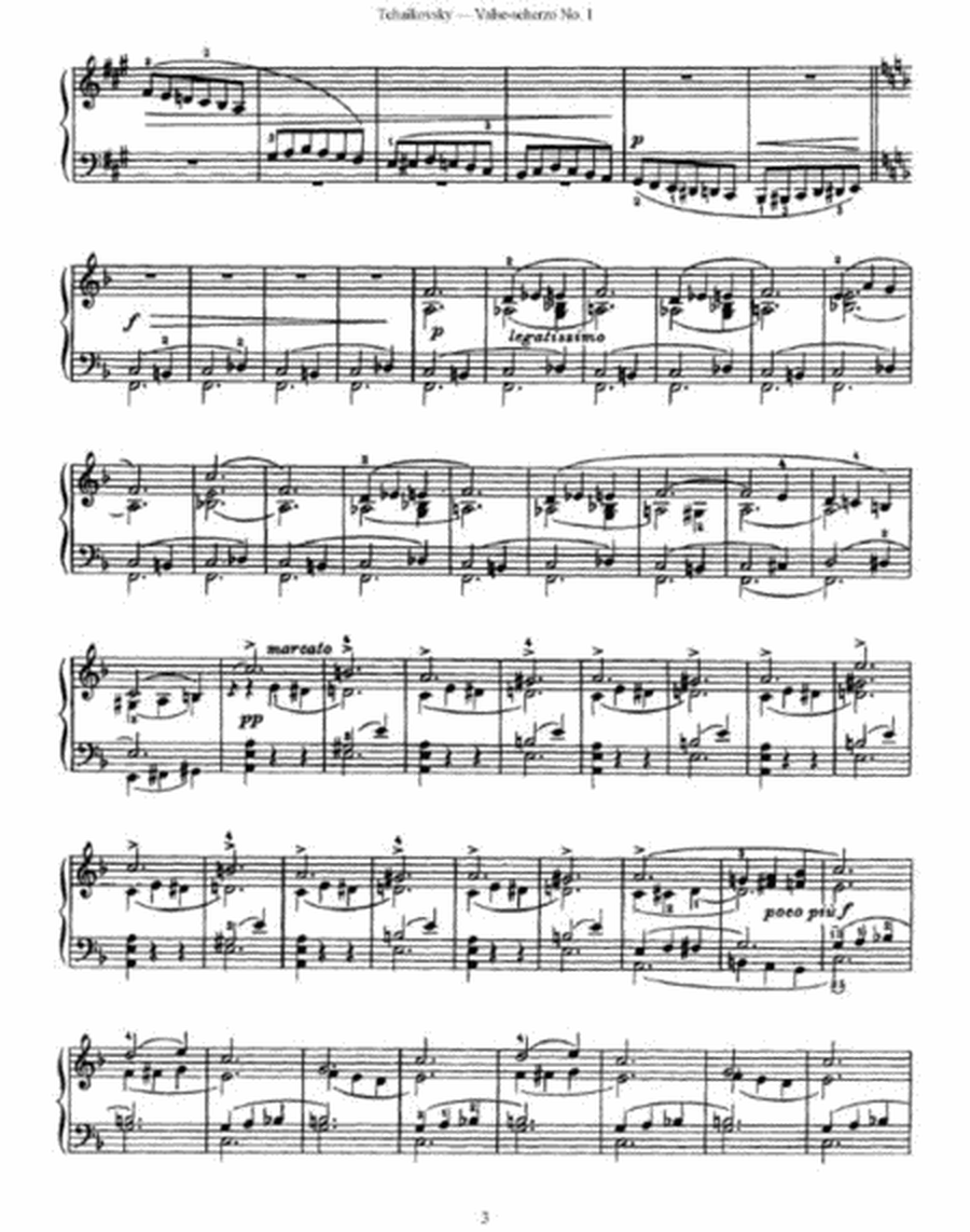 Peter Tchaikovsky - Valse-scherzo No. 1