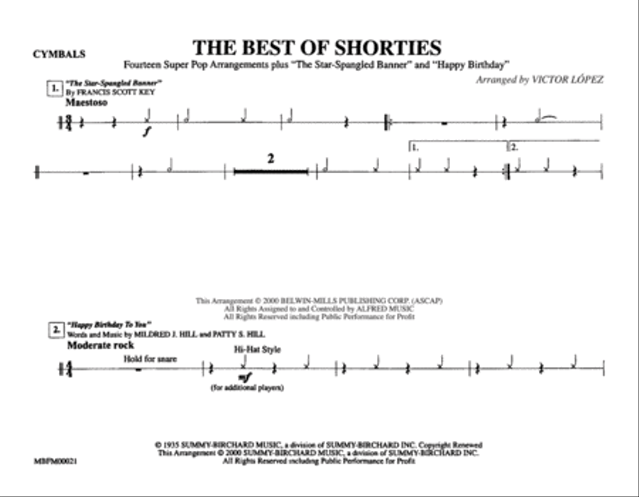 The Best of Shorties The Best of Shorties Marching Band scores gallery preview page 3