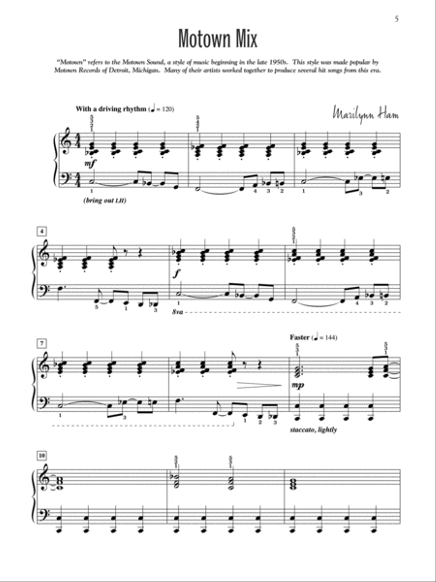 Michigan Images Michigan Images Piano Solo scores gallery preview page 4