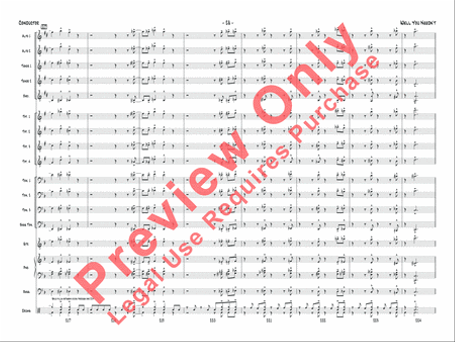 Well You Needn't Jazz Ensemble scores gallery preview page 29