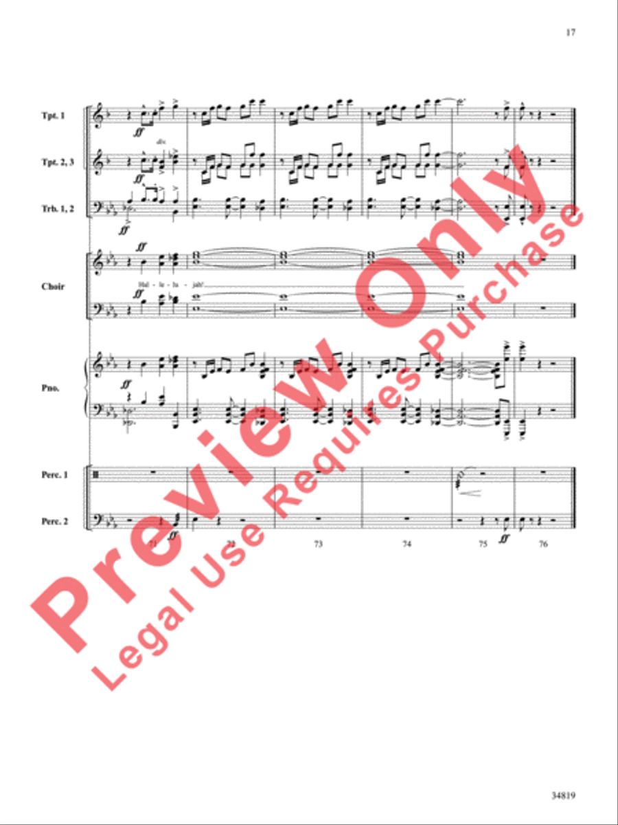 Immortal Praise Choir scores gallery preview page 18
