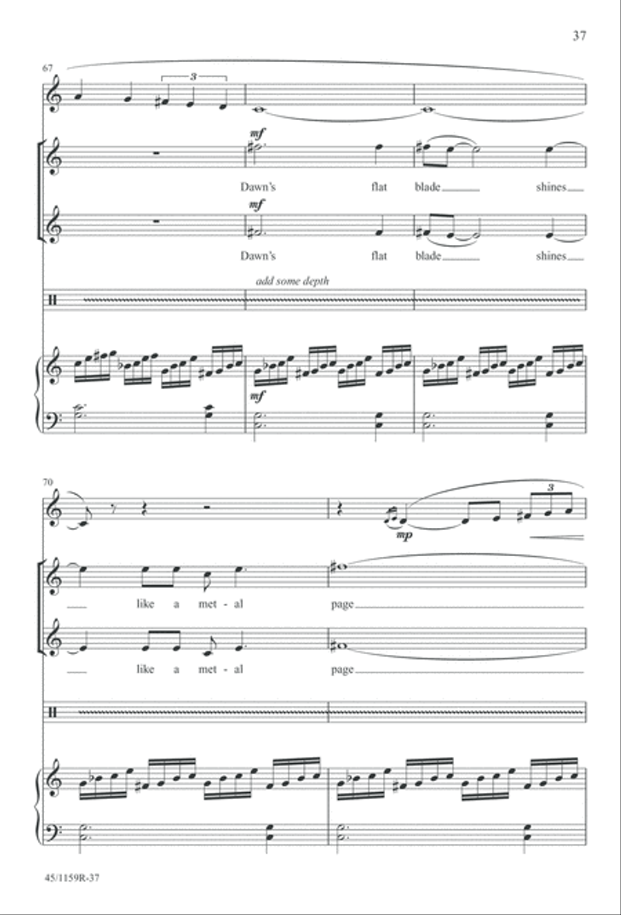 The Day of Hope - Choral/Full Score SSAA scores gallery preview page 37