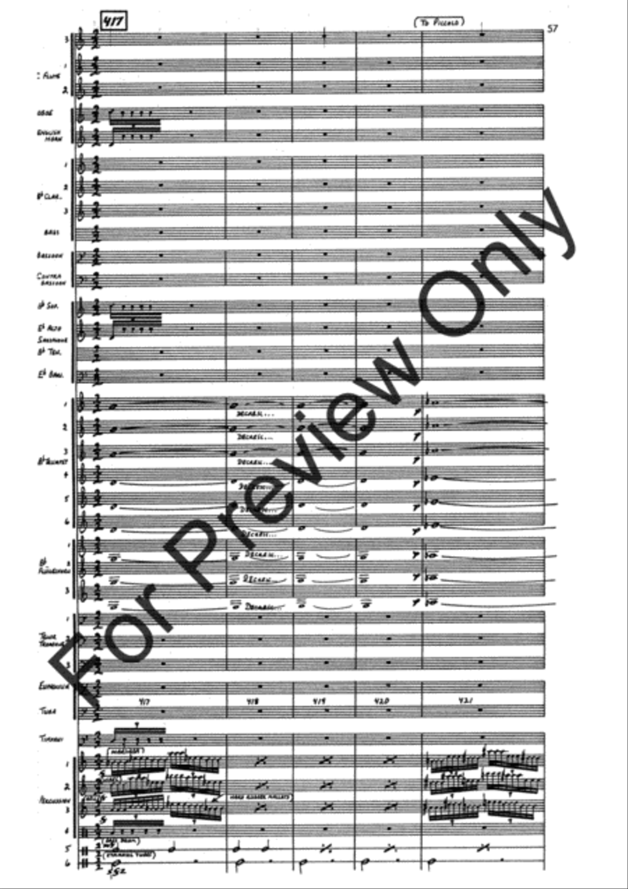Agincourt Hymn (Score) Agincourt Hymn (Score) Concert Band scores gallery preview page 81