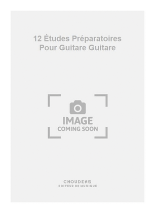Book cover for 12 Études Préparatoires Pour Guitare Guitare