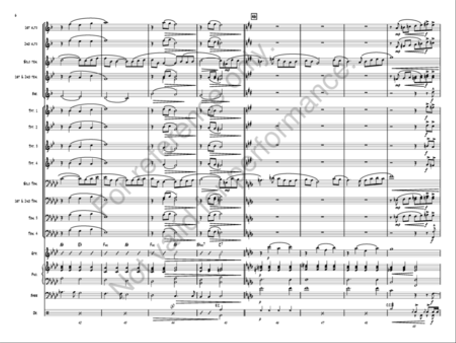 Tomorrow is Always a Good Day Jazz Ensemble scores gallery preview page 8