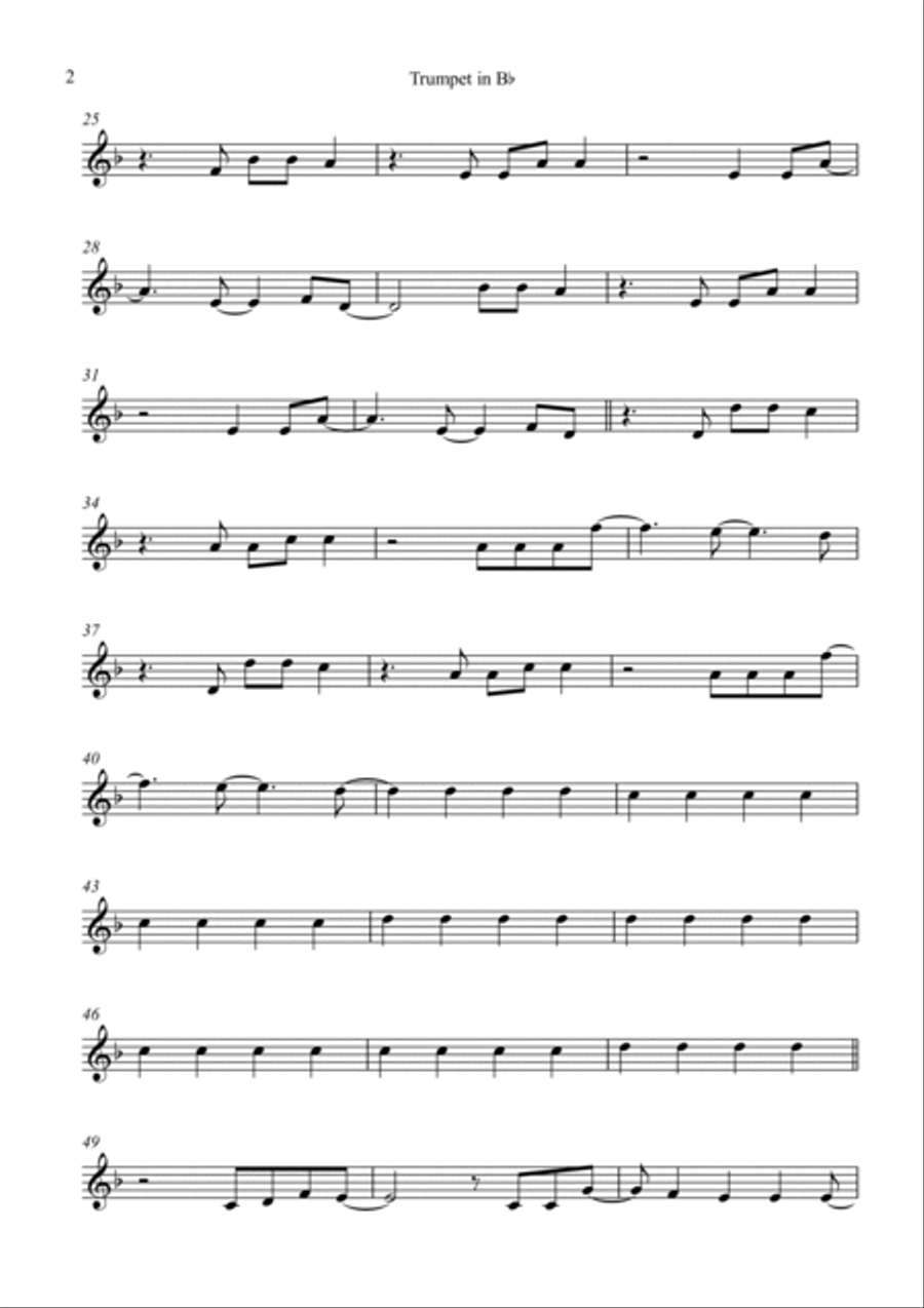 Titanium B-Flat Trumpet scores gallery preview page 2