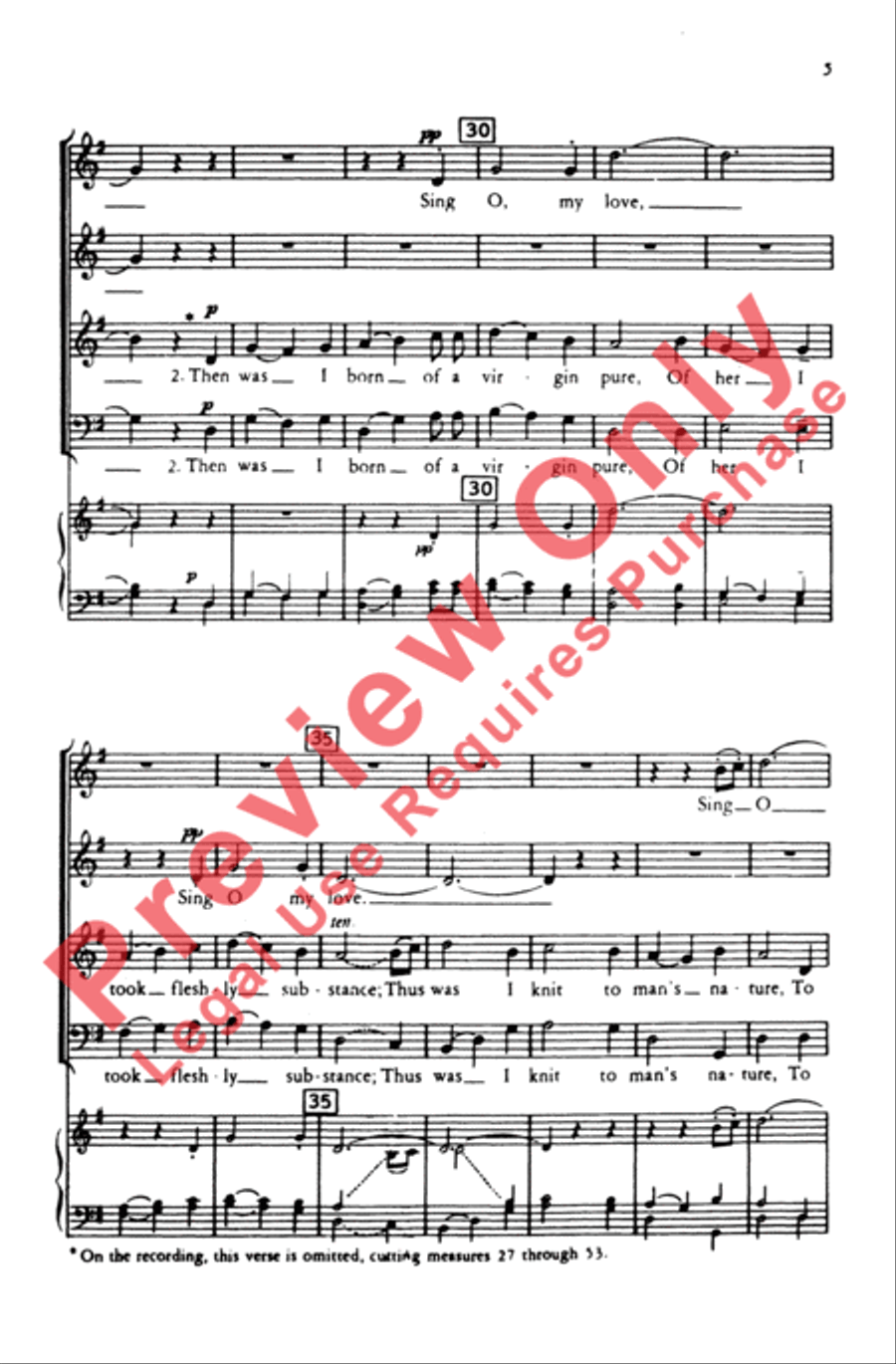 My Dancing Day My Dancing Day 4-Part scores gallery preview page 4