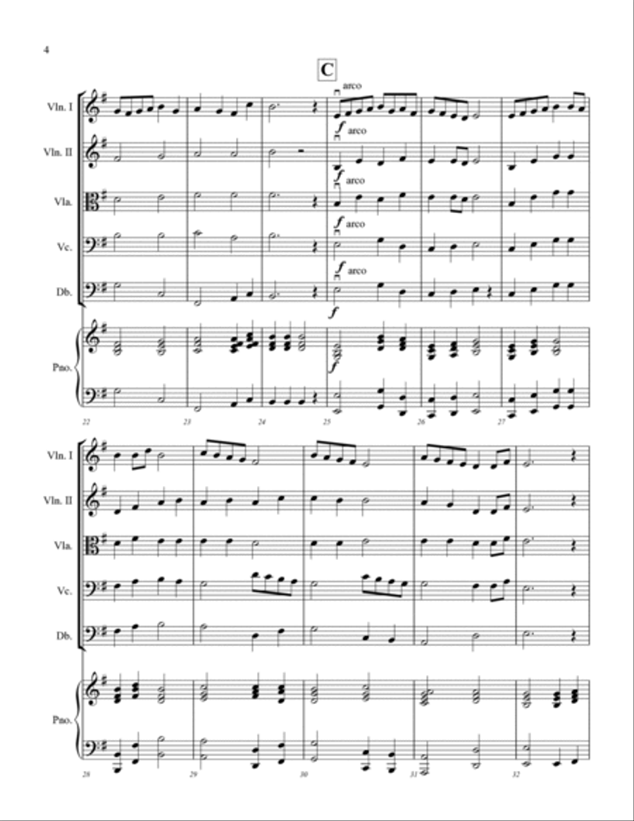The Legend of King Arthur String Orchestra scores gallery preview page 4