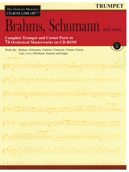 Brahms, Schumann and More - Volume III (Trumpet)