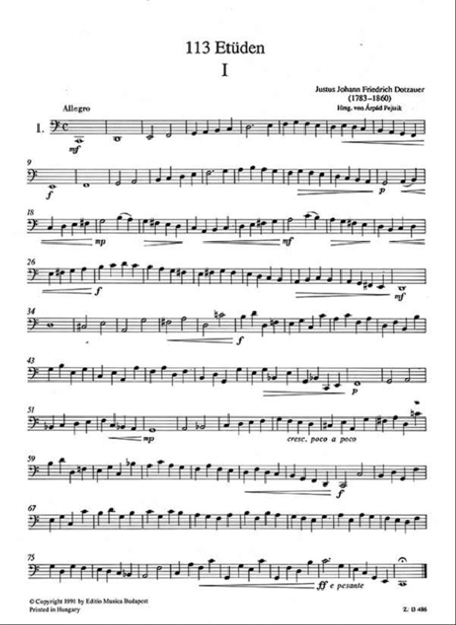 113 Etüden - Volume 1 113 Etüden - Volume 1 Cello scores gallery preview page 2