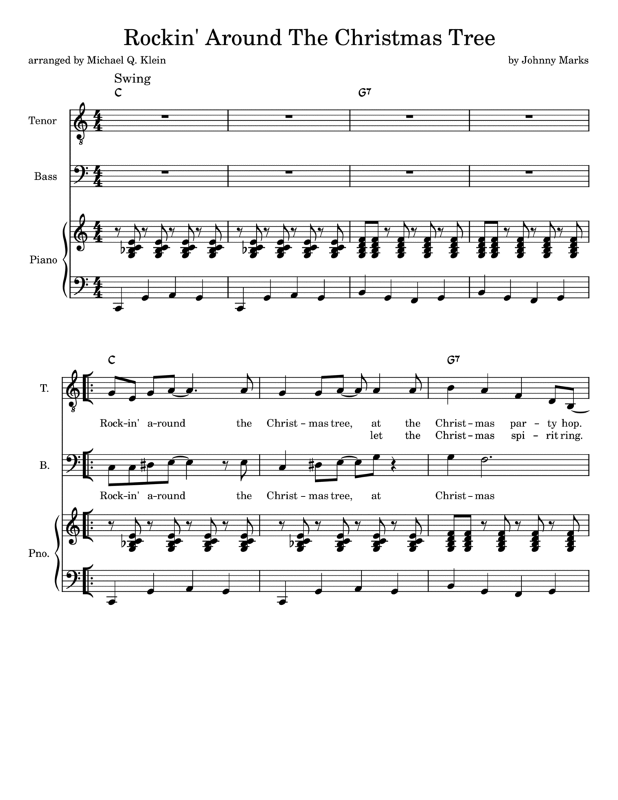 Rockin' Around The Christmas Tree TB scores gallery preview page 1