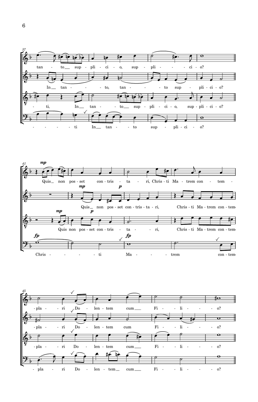 Stabat Mater dolorosa 4-Part scores gallery preview page 6
