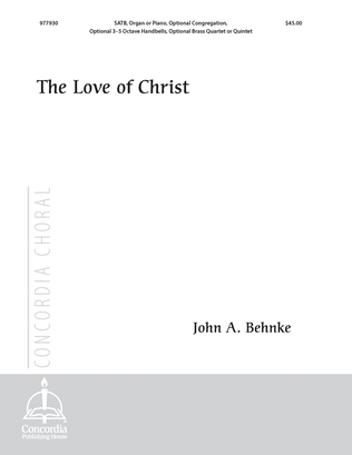 Book cover for The Love of Christ (Full Score)