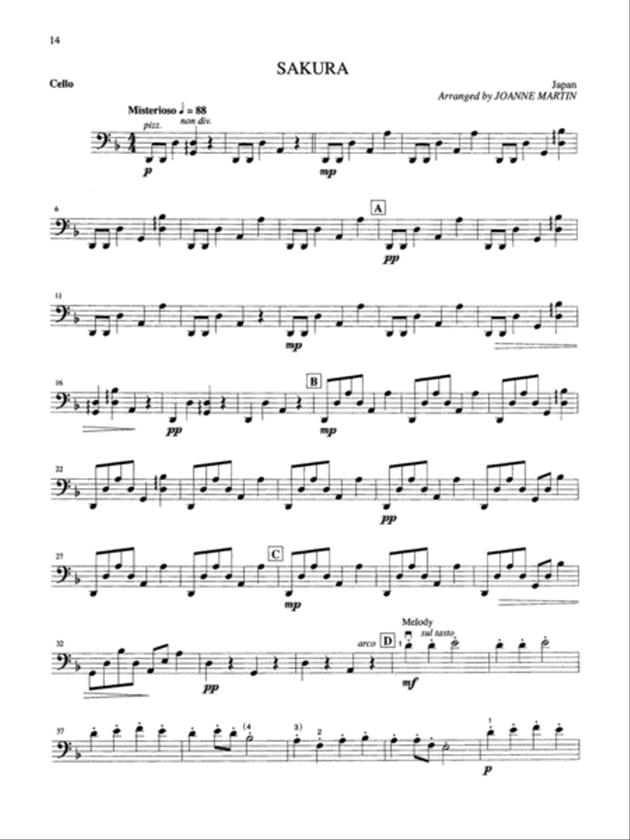 More Folk Strings for String Quartet or String Orchestra String Quartet scores gallery preview page 9