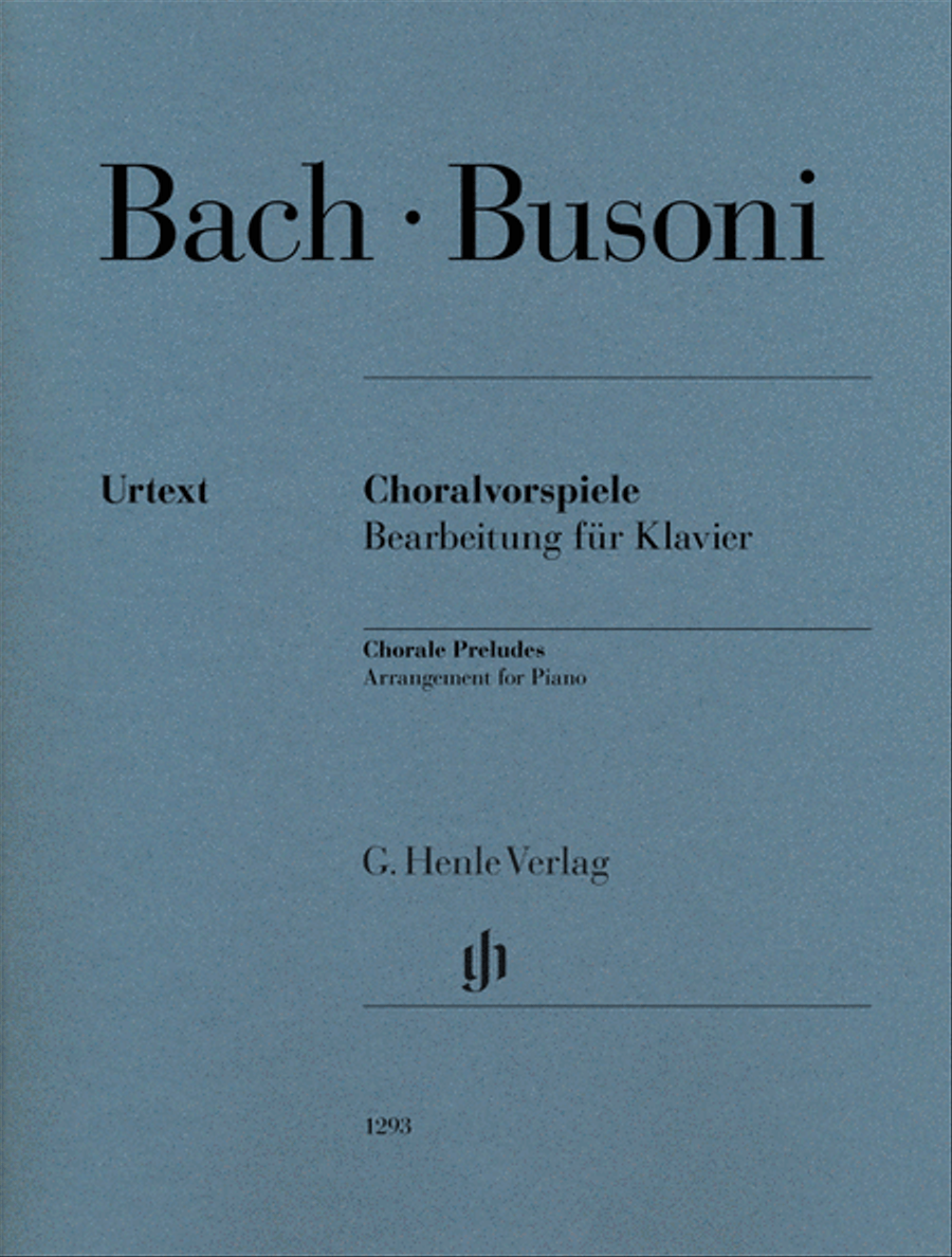 Chorale Preludes (Johann Sebastian Bach) Piano Solo scores gallery preview page 1